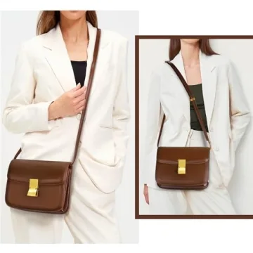 GETERUUV Small Crossbody Bag Stylish PU Leather Handbag