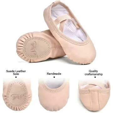 Stelle Toddler & Kids Ballet Shoes Soft Leather