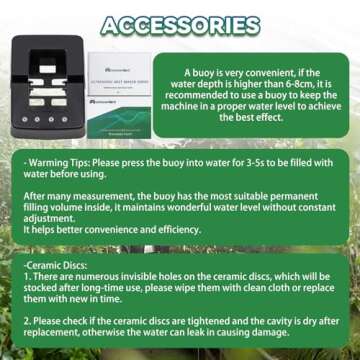 Mxmoonant Ultrasonic Mist Maker 10 Head with LED Lights, 9000ml/H Pond Fogger 400W Power Supply with Float for Pond Aquarium Rockery DIY Humidifier