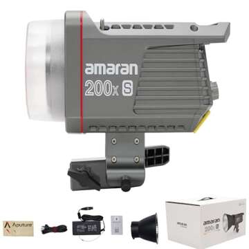 Aputure Amaran 200X S 200w Bi-Color Point-Source LED 2700K-6500K 1M@51,600lux Support Bluetooth App Control