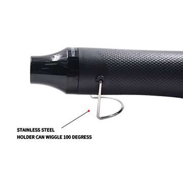 Heat Gun,mofa Hot Air Gun Tools Shrink Gun with Stand For DIY Embossing And Drying Paint Multi-Purpo...