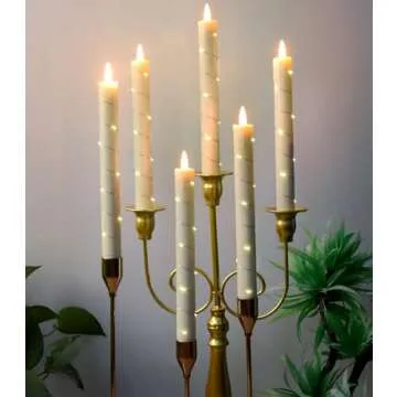 Starlight String Flameless Candle Set with Remote Control