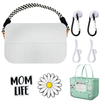 Ultimate Bogg Bag Accessories Set - Silicone Phone Holder & Charms (Grey)