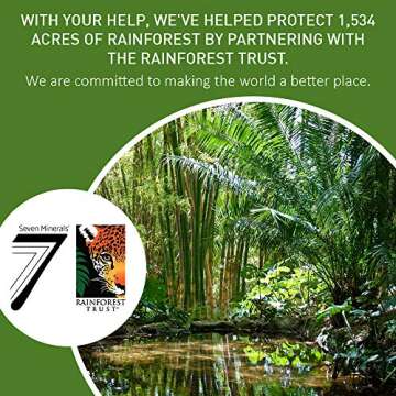 Seven Minerals, EWG Verified Castile Soap 33.8 fl oz - No Palm Oil, GMO-Free - Unscented Mild & Gentle Liquid Soap For Sensitive Skin & Baby Wash - All Natural Vegan Formula with Organic Carrier Oils