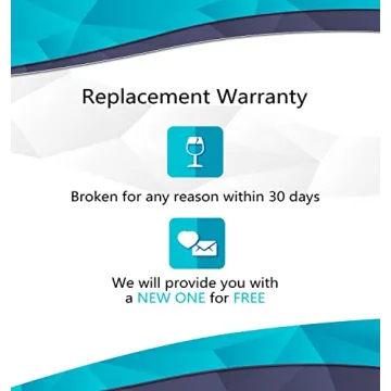 Premium BACLIFE Diamond Shaped Wine Glasses Set of 6