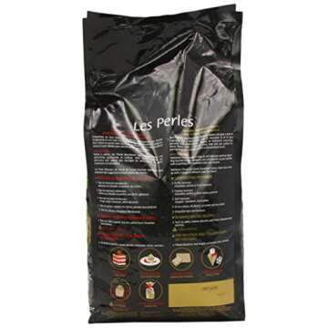 Valrhona "Les Perles Craquantes" Crunchy Cereal Pearls Coated in Milk Chocolate, Caramel Flavored, 3...