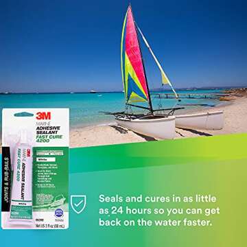 3M Fast Cure Adhesive Sealant for Marine Use – 3 oz