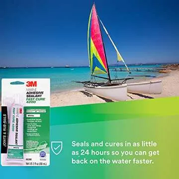 3M Fast Cure Adhesive Sealant for Marine Use – 3 oz