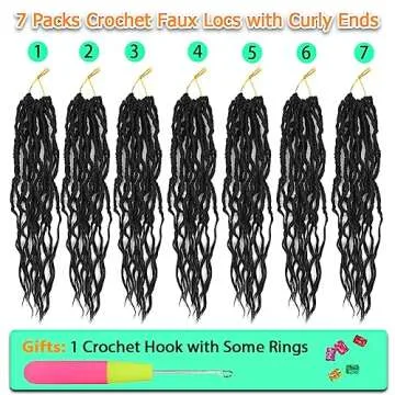 XCDIFA Faux Locs Crochet Hair - Stylish, Comfortable & Easy