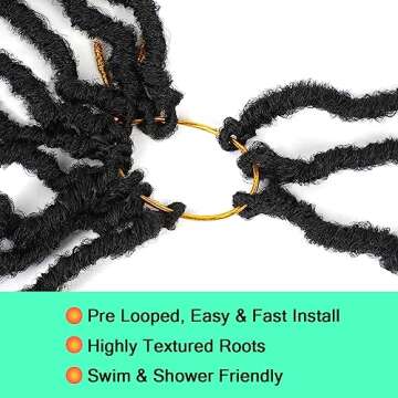 XCDIFA Faux Locs Crochet Hair - Stylish, Comfortable & Easy