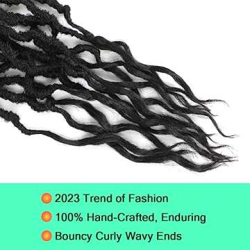 XCDIFA Faux Locs Crochet Hair - Stylish, Comfortable & Easy