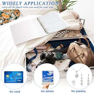 Transparent Jewelry Organizer with Zipper Bags for Travel