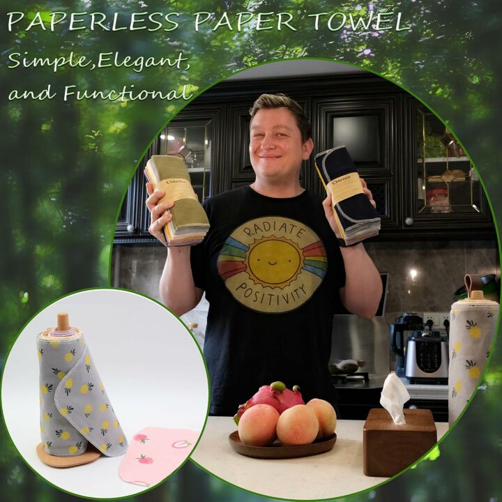 Washable Paperless Towels - Eco-Friendly 25 Pack