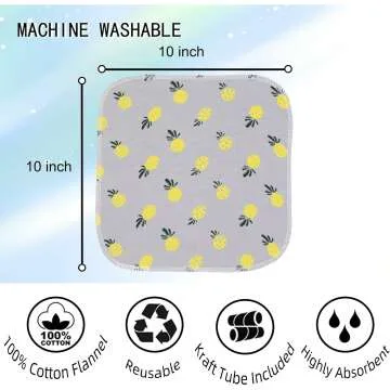 Washable Paperless Towels - Eco-Friendly 25 Pack