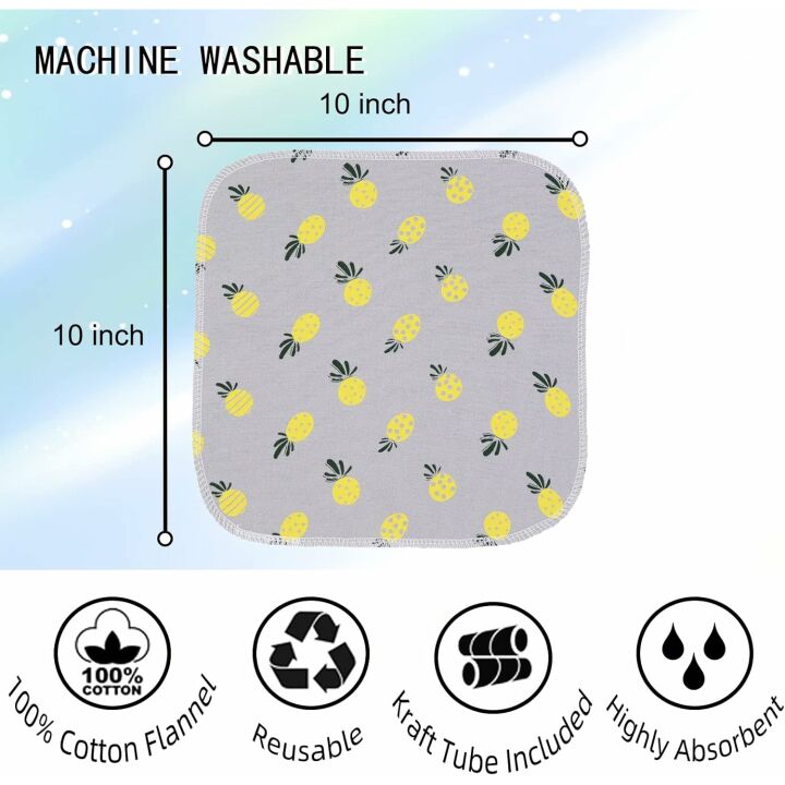 Washable Paperless Towels - Eco-Friendly 25 Pack