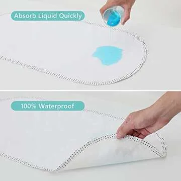 Buy TILLYOU Waterproof Changing Pad Liners 6PK - Soft & Reliable