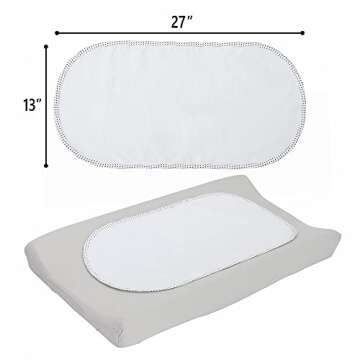Buy TILLYOU Waterproof Changing Pad Liners 6PK - Soft & Reliable