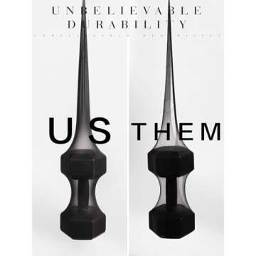 HOTBOSS Unbelievable Durability Tights, Rip Resistant Pantyhose, 40D Semi Sheer High Waist T-Crotch ...