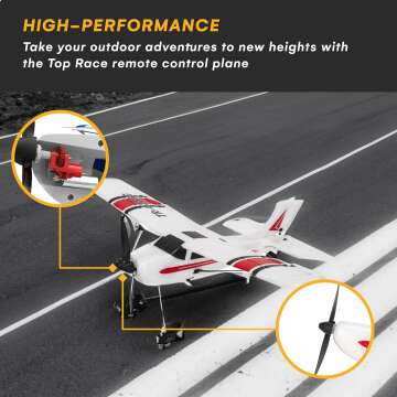 Top Race RC Plane - Durable & Easy to Fly for Everyone