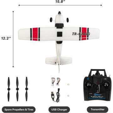 Top Race RC Plane - Durable & Easy to Fly for Everyone