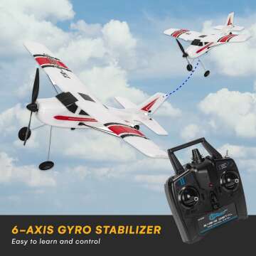 Top Race RC Plane - Durable & Easy to Fly for Everyone