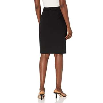 Tommy Hilfiger Women's Pencil Skirt, Black, 0