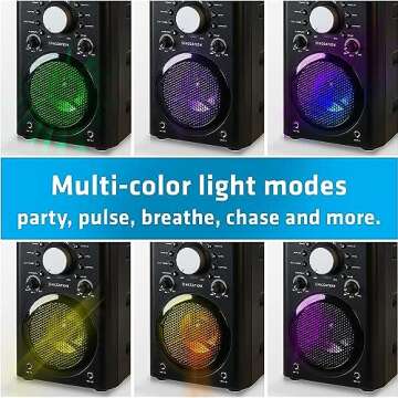 Singsation Karaoke Machine - Full Karaoke System for Adults or Kids, with Wireless Bluetooth Speaker and Microphone. Works with All Karaoke Apps via Smartphone or Tablet