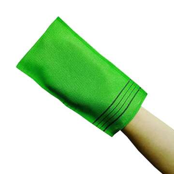 GOLDSANGSA Korean Exfoliating Towel Mitts for Smooth Skin