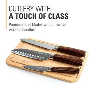 GSI Outdoors Rakau Gourmet Knife Set - Outdoor Cooking Essentials