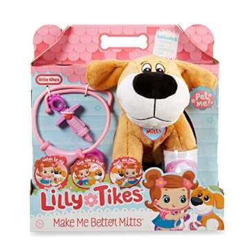 Little Tikes Make Me Better Mitts Plush Interactive Pet from Lilly Tikes for Kids Ages 3 Years and Up
