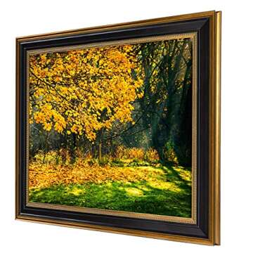 Space Art Deco, 16x20 Picture Frame without Mat for 16x20 Poster/Photo/Print, Shatter-Resistant Real...