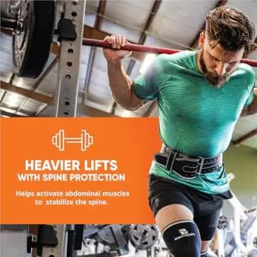 ProFitness Leather Weightlifting Belt For Optimal Support