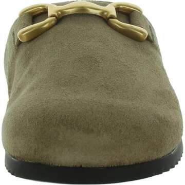 Steve Madden Women's Masin Clog, Taupe Suede, 8.5