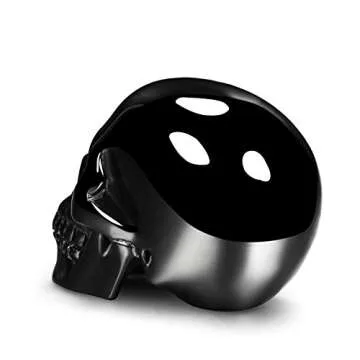 Skullis 2.0" Black Obsidian Crystal Skull Head Sculpture