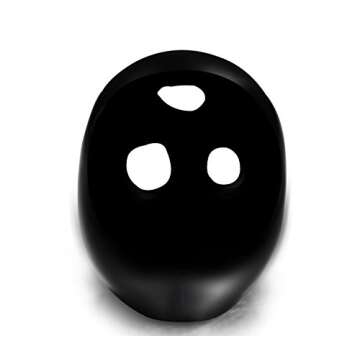 Skullis 2.0" Black Obsidian Crystal Skull Head Sculpture