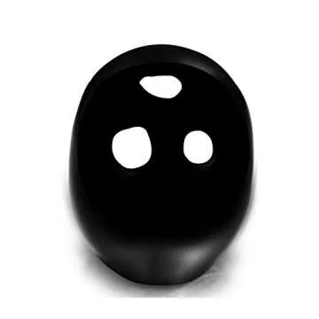 Skullis 2.0" Black Obsidian Crystal Skull Head Sculpture