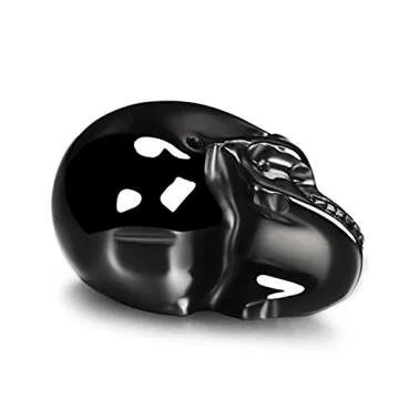 Skullis 2.0" Black Obsidian Crystal Skull Head Sculpture