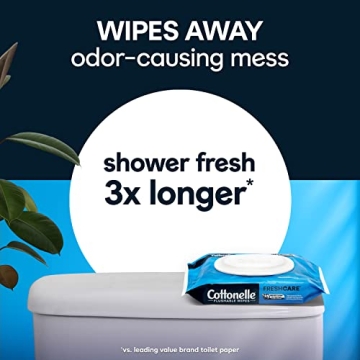 Cottonelle Flushable Wet Wipes for Adults Convenient Clean
