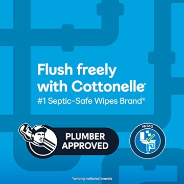 Cottonelle Flushable Wet Wipes for Adults Convenient Clean