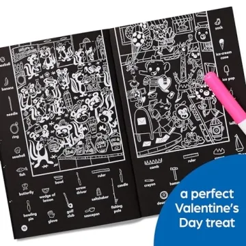 Valentine's Hidden Pictures Puzzles Book for Kids 6 and Up