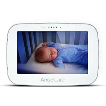 Angelcare Baby Monitor with Video and Breathing Sensor Pad (AC517)