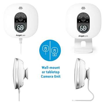 Angelcare Baby Monitor with Video and Breathing Sensor Pad (AC517)