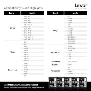Lexar 256GB Professional Silver SDXC UHS-I Memory Card