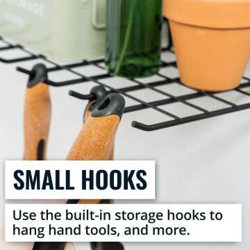 Gardening Tools Wall Mount Organizer for Storage