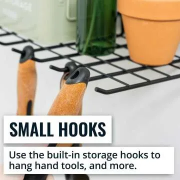 Gardening Tools Wall Mount Organizer for Storage