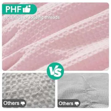 PHF Ultra Soft Waffle Weave Comforter Set King Size