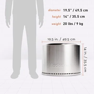 Solo Stove Bonfire 2.0 Portable Smokeless Fire Pit