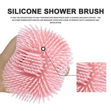 BLMHTWO Pet Bath Brush for Dogs and Cats - Soft Silicone