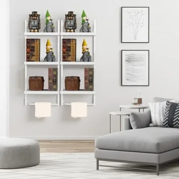 FUSUNBAO 3-Tier Floating Wall Shelves for Small Spaces