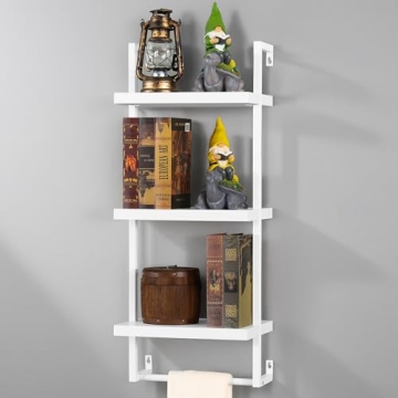 FUSUNBAO 3-Tier Floating Wall Shelves for Small Spaces